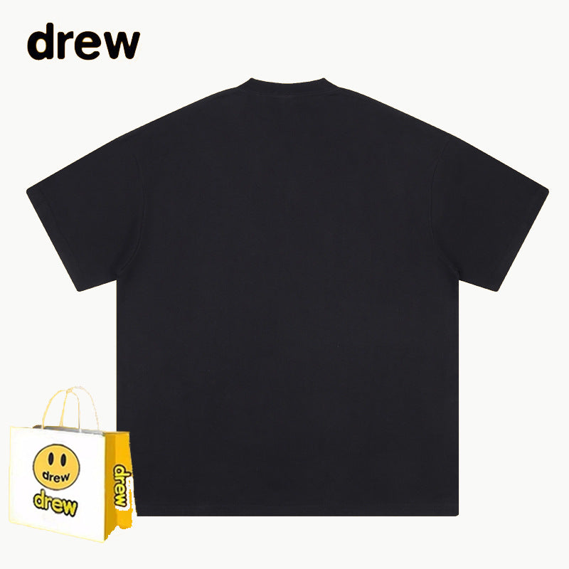 Drew T-shirts Short Sleeve Cola Loose Men
