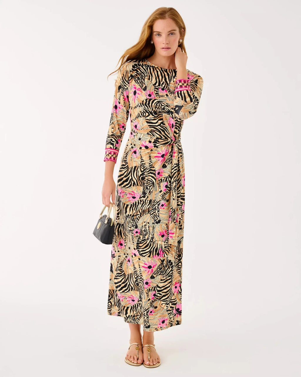 Lilly Pulitzer Demy Dolman Sleeve Maxi Dress Full Color And Size . Nwt